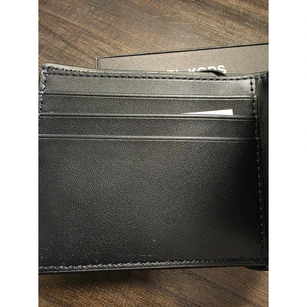 Michael Kors Jet Set Mens Slim Billfold Wallet Admiral Blue 86F5SMNF5B NEW